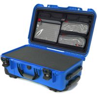 Nanuk 935 Maleta Dura con Ruedas y Espuma Interior - Azul, 28.5L, Impermeable IP67, Asa Re