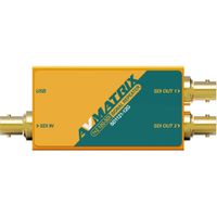 AVMATRIX Repetidor de Señal 1x2 12G-SDI con Reclocking - Entrada BNC 12G/6G/3G/HD/SD, Sal