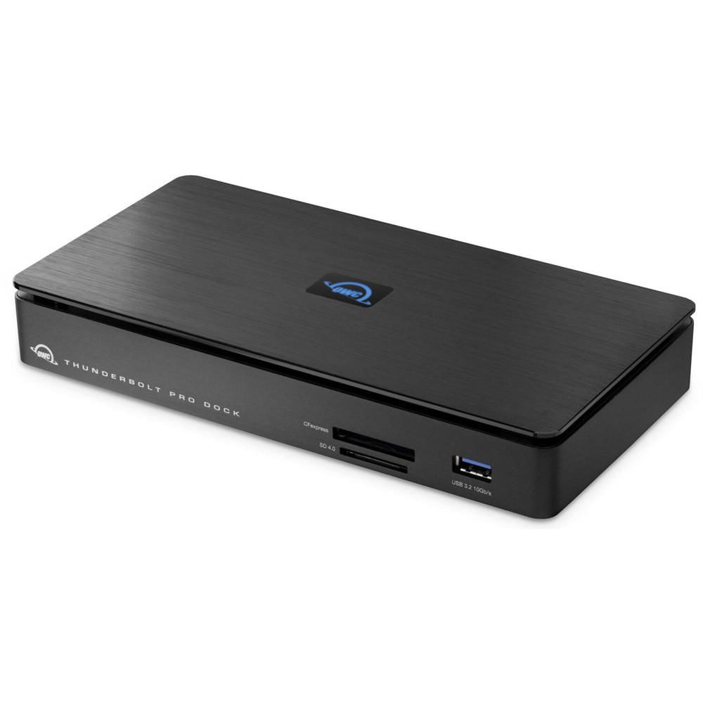 OWC Dock Thunderbolt 3 Pro 10 Puertos - 2 Puertos Thunderbolt 3, 1 Puerto RJ45 10GbE, Lect