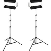 Genaray Kit de Iluminación LED Bi-Color SSL-MINI-B con 2 Luces de 4 x 17"" y Soportes de 8