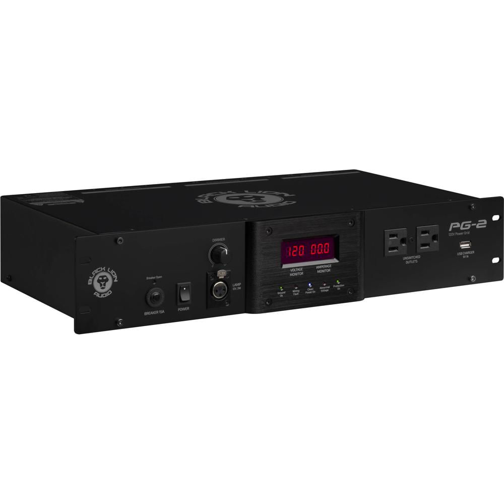 Black Lion Audio PG-2 Power Conditioner Rackmount 2U con 12 Salidas y Filtración de Ruido