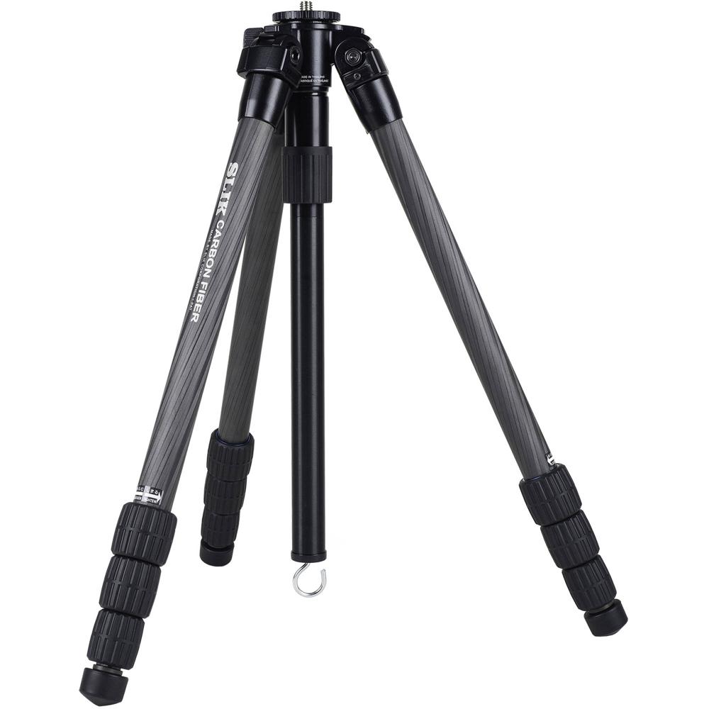 SLIK Pro CF-734 Trípode de Carbono 33.1 lb, Altura Máxima 65""