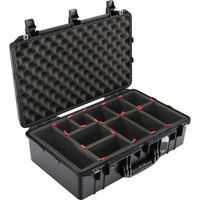 Pelican 1555AirTP Funda Dura con Divisor TrekPak - Impermeable, a Prueba de Polvo y Golpes