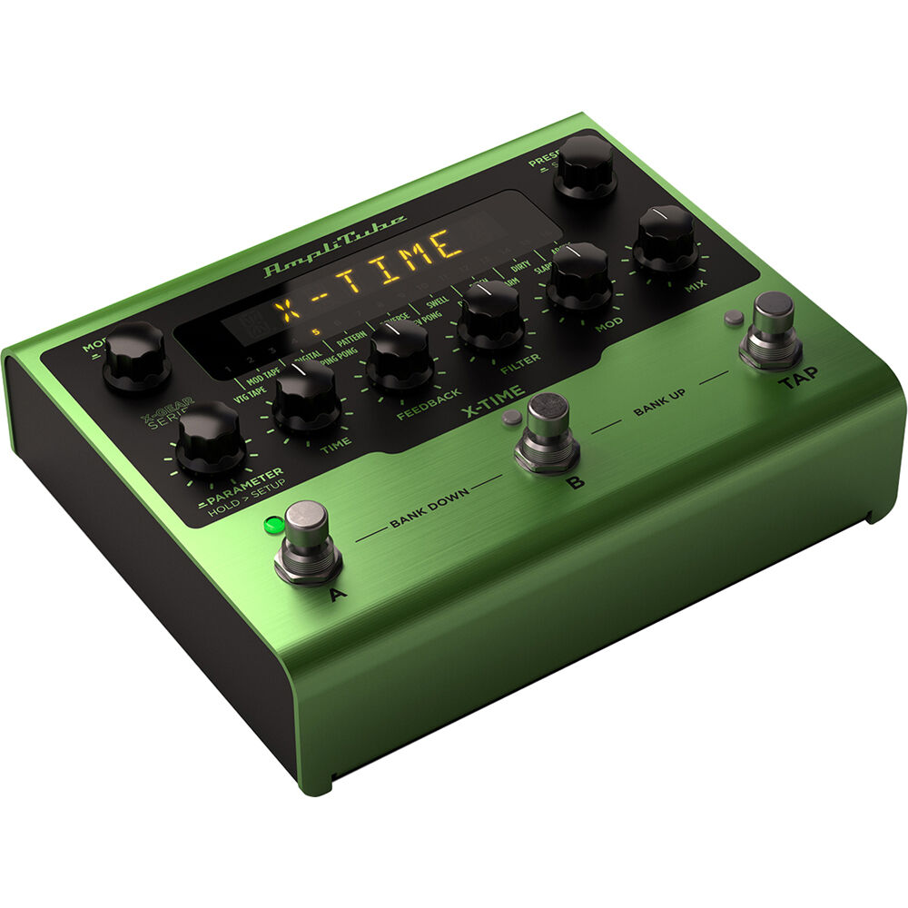 IK Multimedia AmpliTube X-TIME Pedal de Efectos de Delay Estéreo con 16 Algoritmos y 300