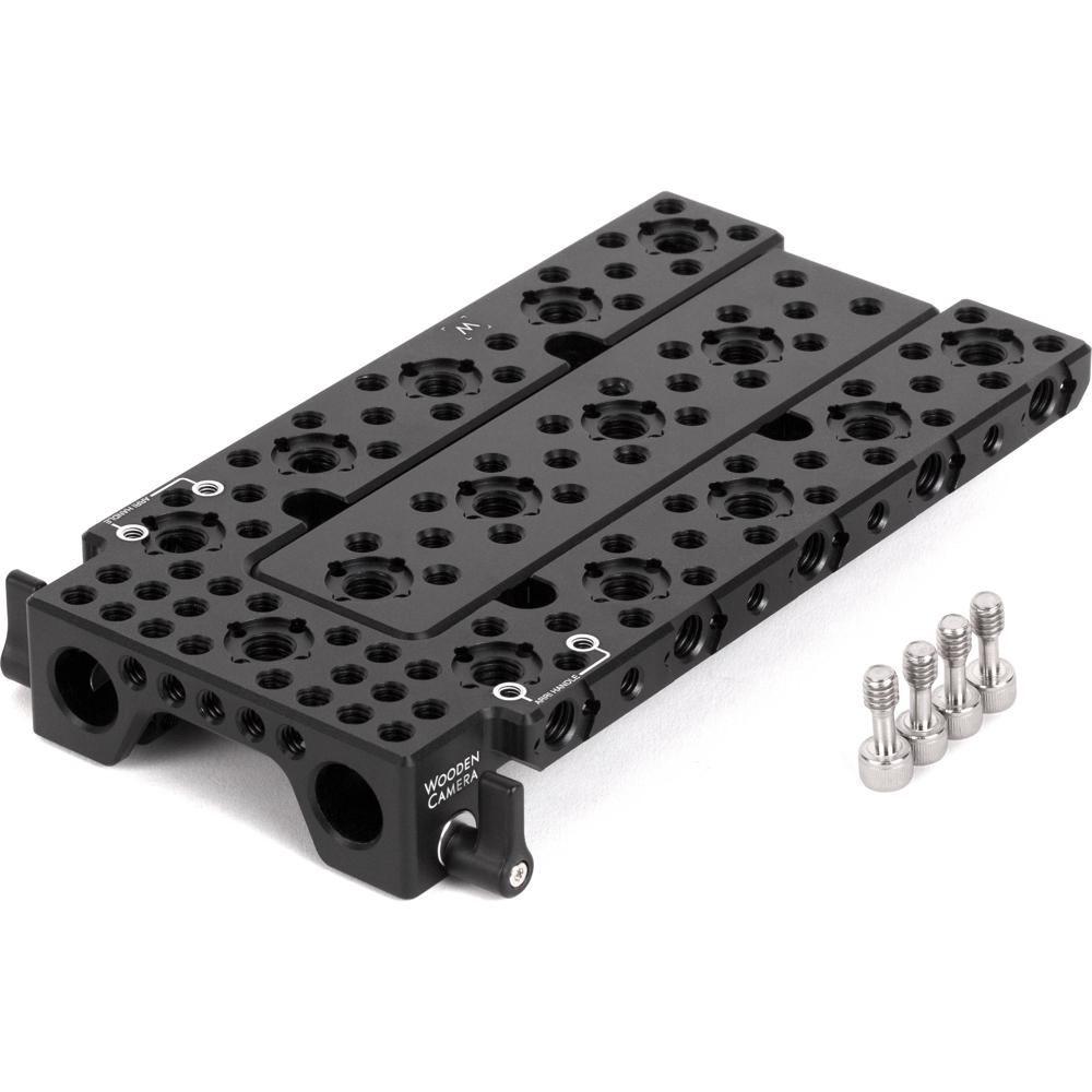 Wooden Camera Top Plate para Sony FX9 - Montaje 1/4""-20 y 3/8""-16, Soporte para Manija Sup
