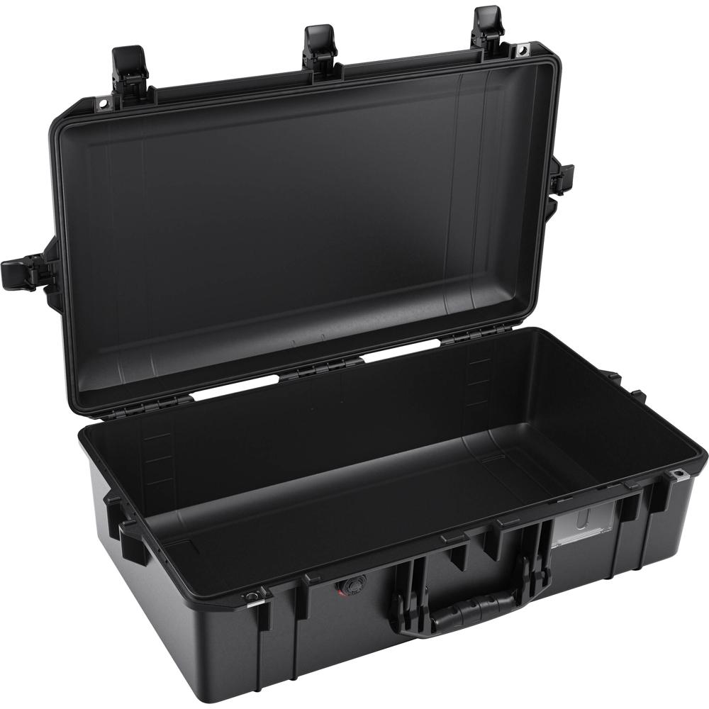 Pelican 1605AirNF Funda Dura con Forro, Sin Inserto, Color Negro, Interior Personalizable