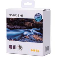 NiSi Filtro de Densidad Neutra Sólido 100 x 100mm Kit Base (3 y 6 Stops) con Estuche para