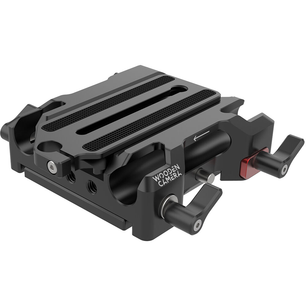 Wooden Camera Baseplate 15mm LWS para Blackmagic Pocket Cinema Camera 6K Pro - Soporte de