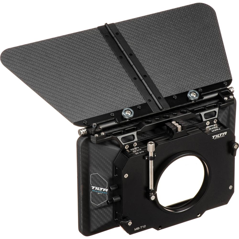 Tilta Matte Box Clip-On MB-T12 3-Stage 4 x 5.65"" Carbon Fiber para Lentes de 80mm