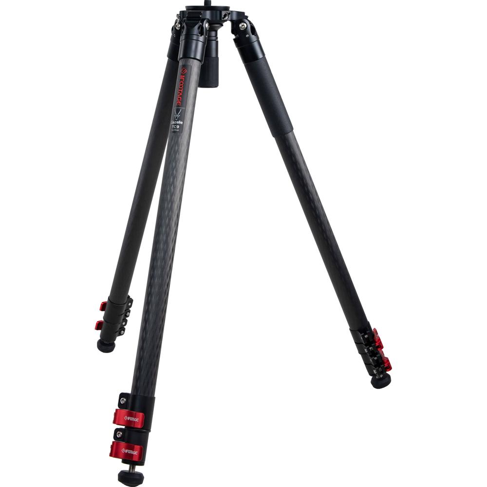 iFootage Tripode Gazelle TC9 Carbon Fiber 75mm Bowl, Soporta hasta 26.46 lb, Altura de 7.8
