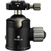 Robus RTH-1050 Cabezal de Bola Triple Acción - Capacidad de Carga 55 lb, Compatible con L