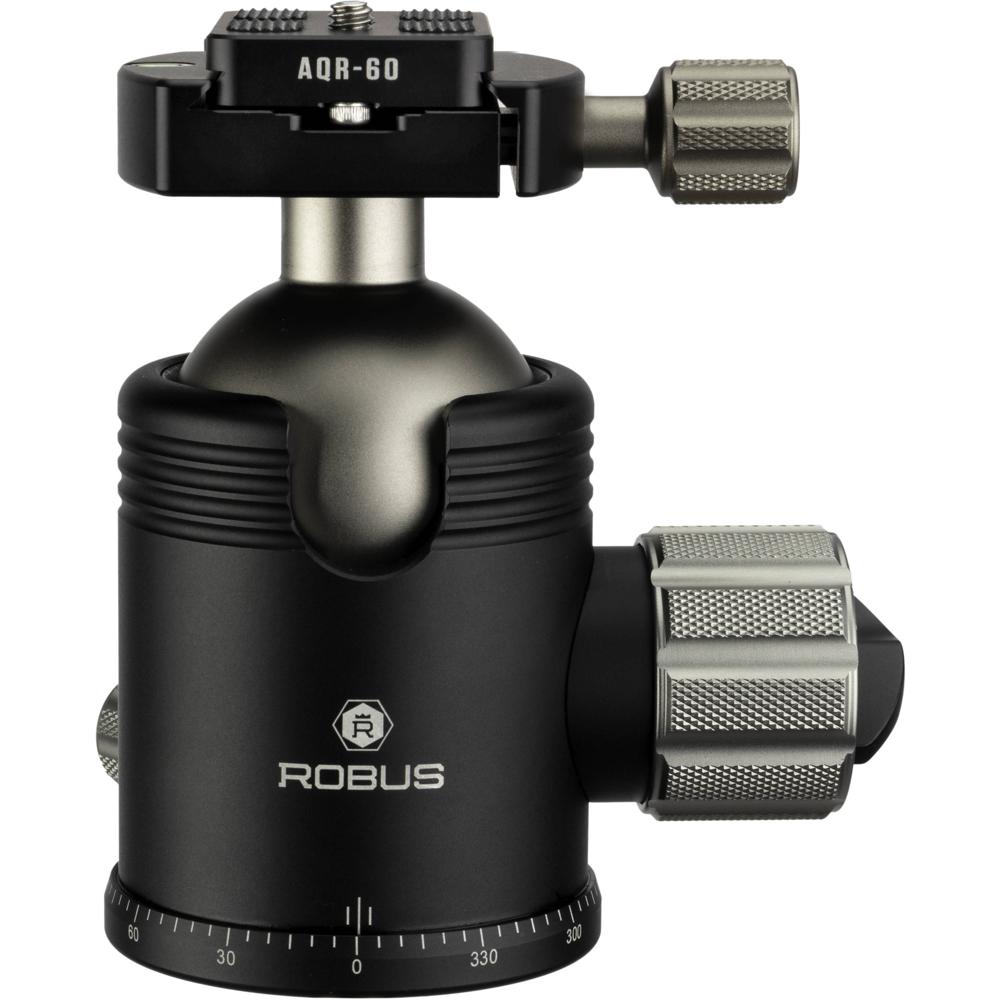 Robus RTH-1050 Cabezal de Bola Triple Acción - Capacidad de Carga 55 lb, Compatible con L