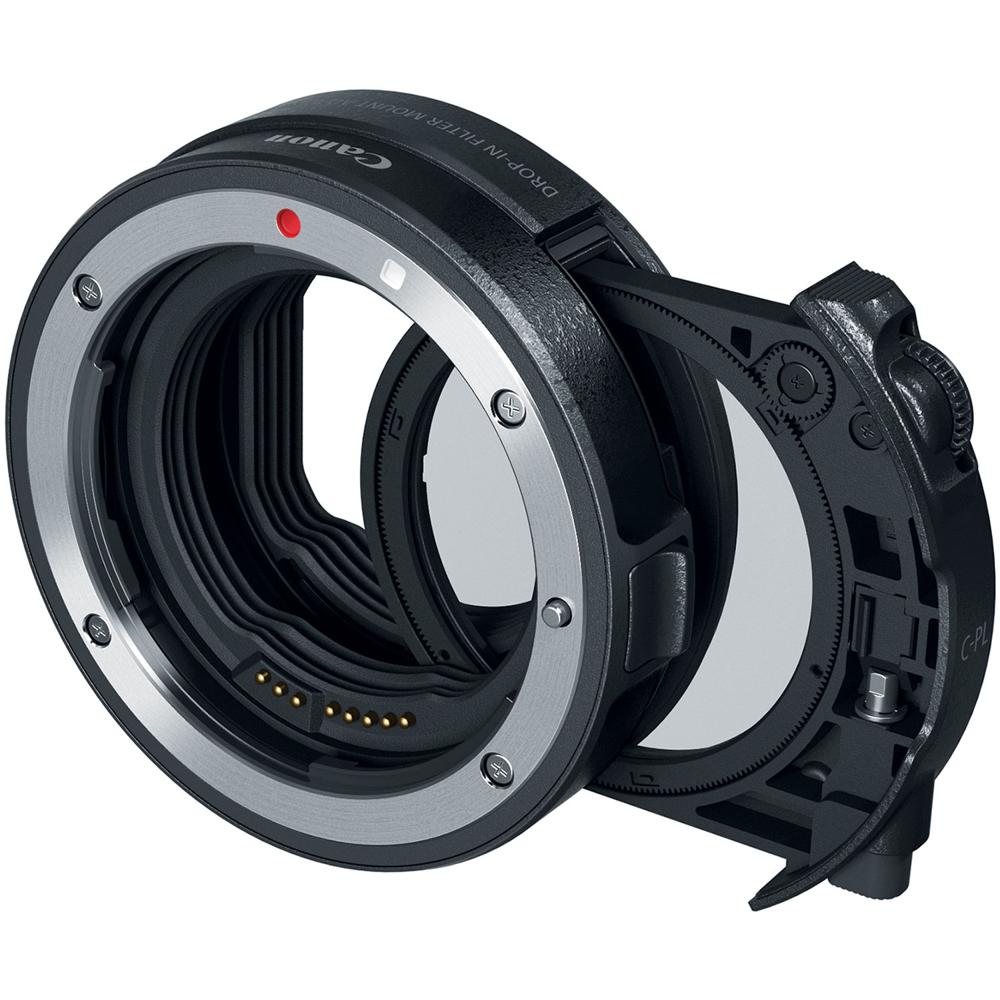 Canon Adaptador de Montura de Filtro Drop-In EF-EOS R con Filtro Polarizador Circular