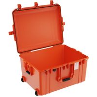Pelican 1637AirNF Funda Dura con Ruedas y Forro - Naranja, Interior Personalizable, Resist