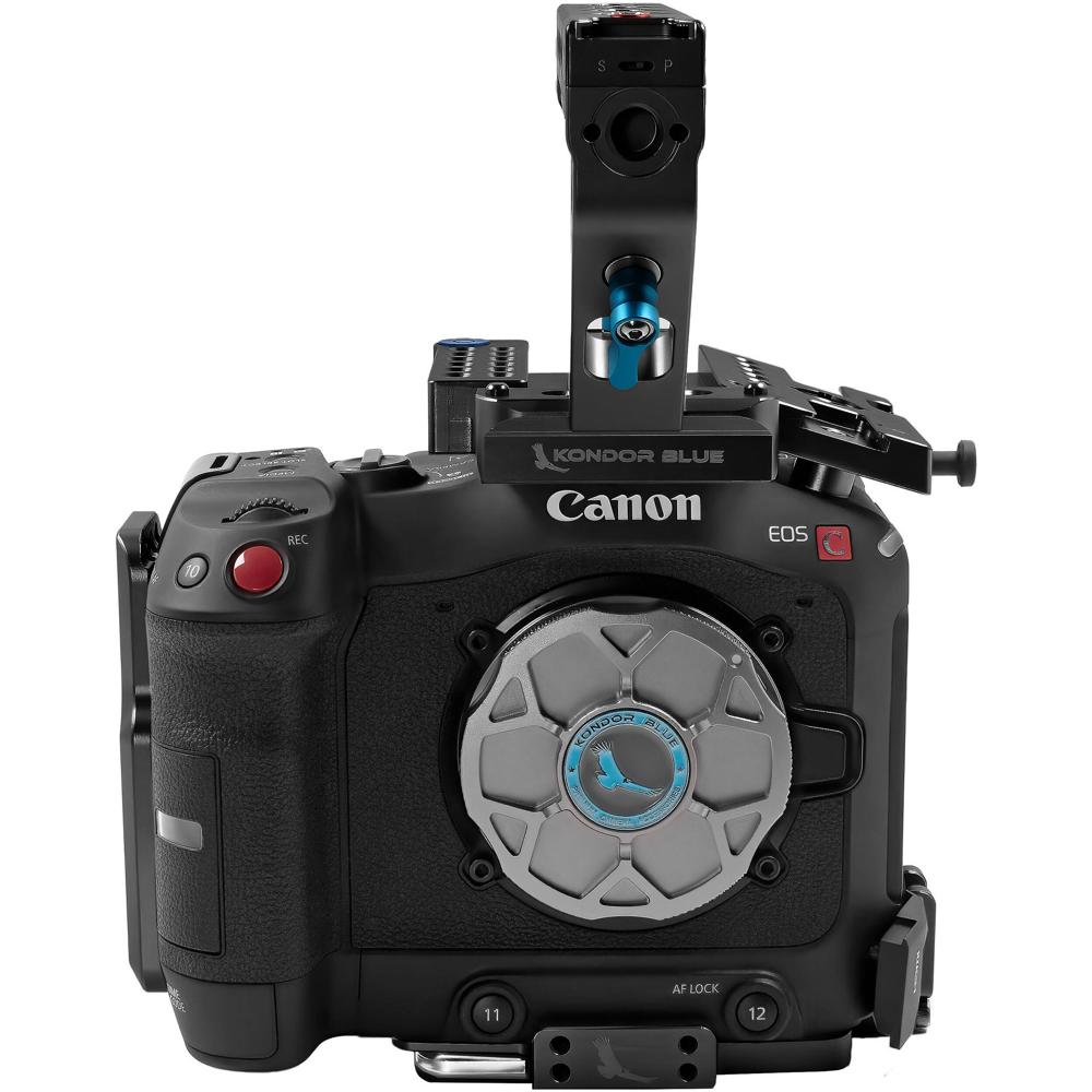Kondor Blue Jaula para Cámara con Mango Superior para Canon C70 - Modular, Accesorios Inc