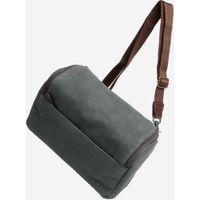 ONA Rockaway Bolsa de Cámara de Lona (Gray) - Capacidad para DSLR y Dos Lentes, Divisores