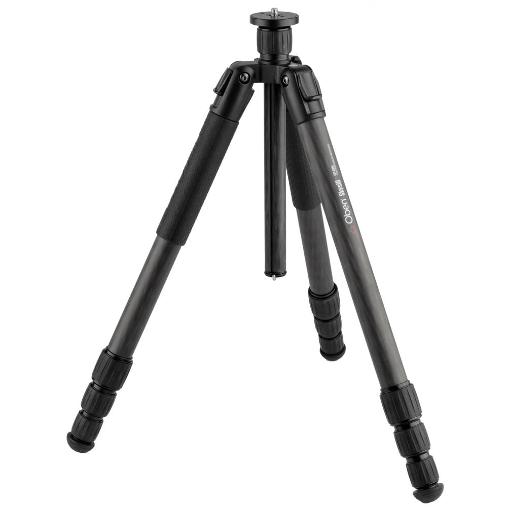 Oben CFT-6394 Tripode de Carbono 4 Secciones, Capacidad de Carga 39 lb, Altura Máxima 71.