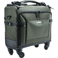 Vanguard VEO SELECT 42T Trolley Bag Verde - Capacidad para 2 DSLRs, 6 Lentes, Laptop de 15