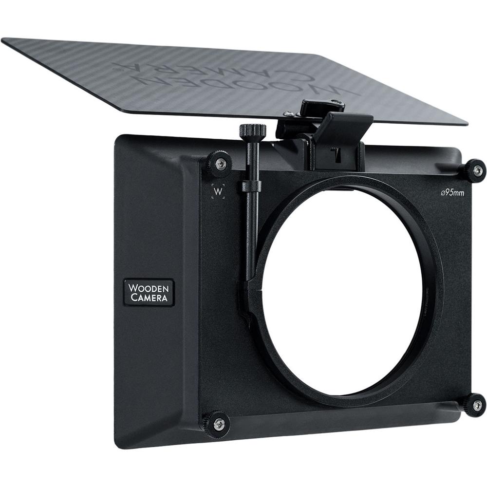 Wooden Camera Matte Box Zip Box Pro 4 x 5.65"" Clamp-On 95mm - Ligero, Intercambiable, Sopo