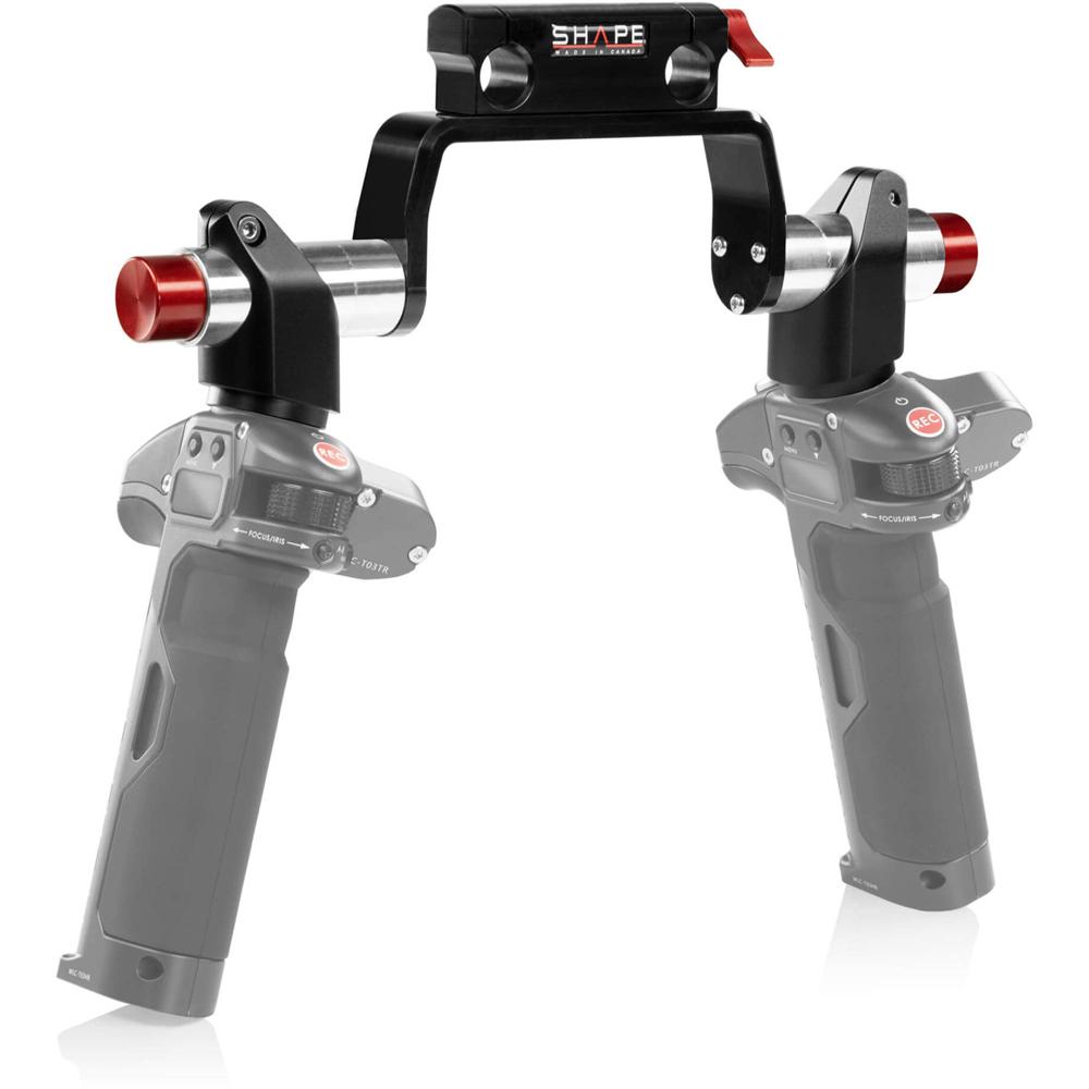 SHAPE Nucleus Trigger Grips Rod Bloc - Soporte para dos empuñaduras Tilta Nucleus-M, ajus