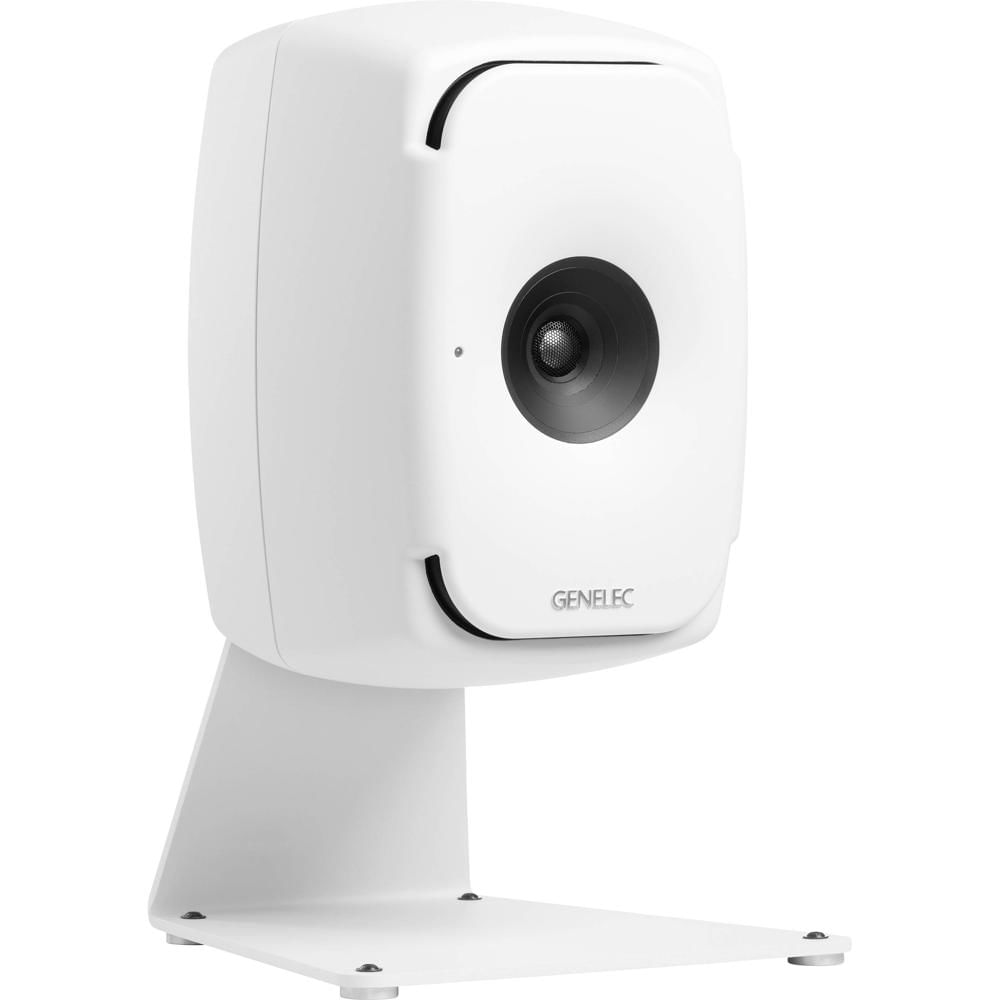Genelec Soporte de Mesa en L para Monitores de Estudio 8X4X y 8X5X - Blanco, Ajuste de Án