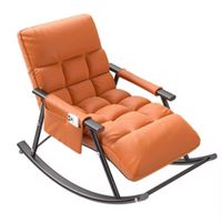 Silla Mecedora Reclinable Acolchada Extra Comodidad Dormitorio Hogar D654