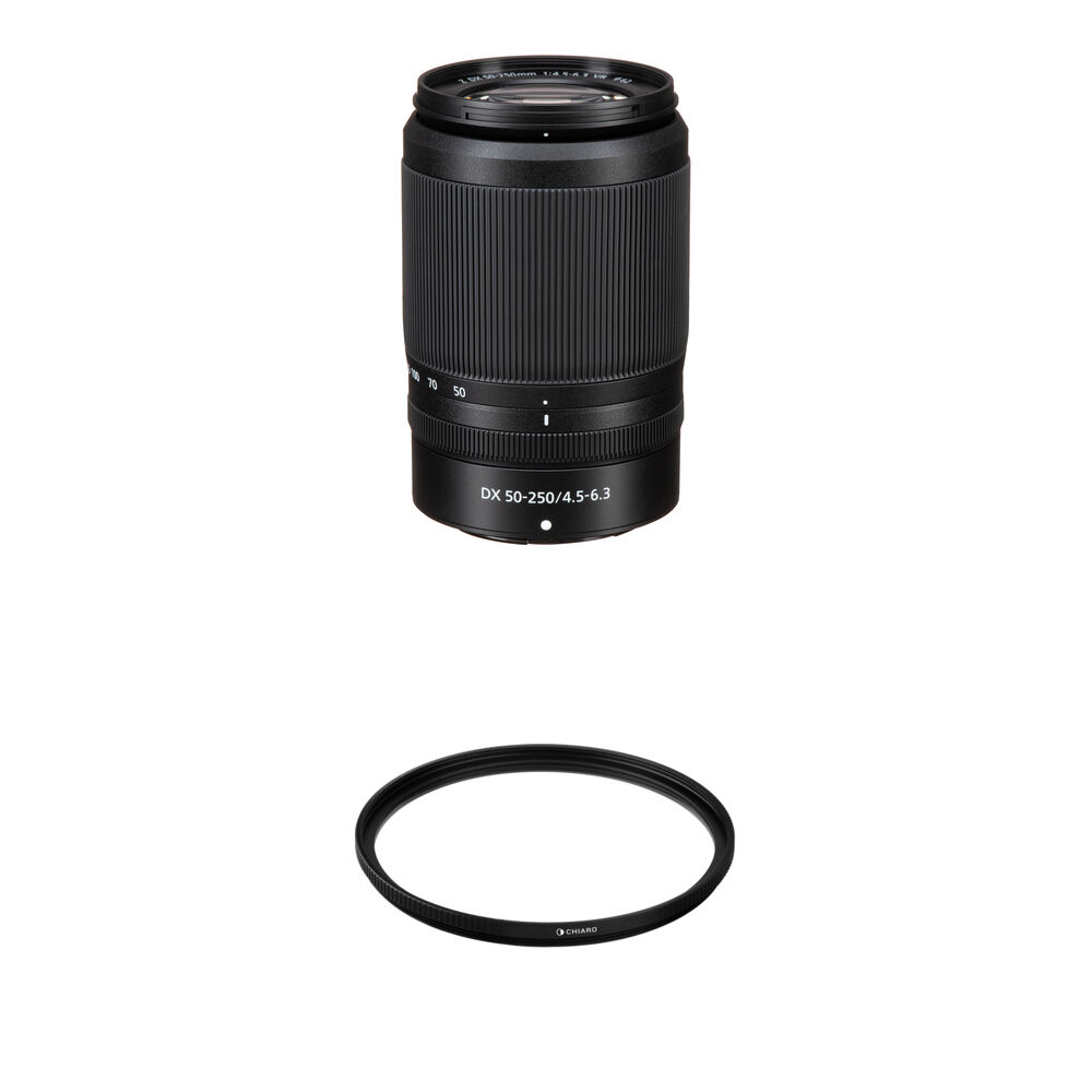 Nikon NIKKOR Z DX 50-250mm f/4.5-6.3 VR Lente con Filtro UV 62mm