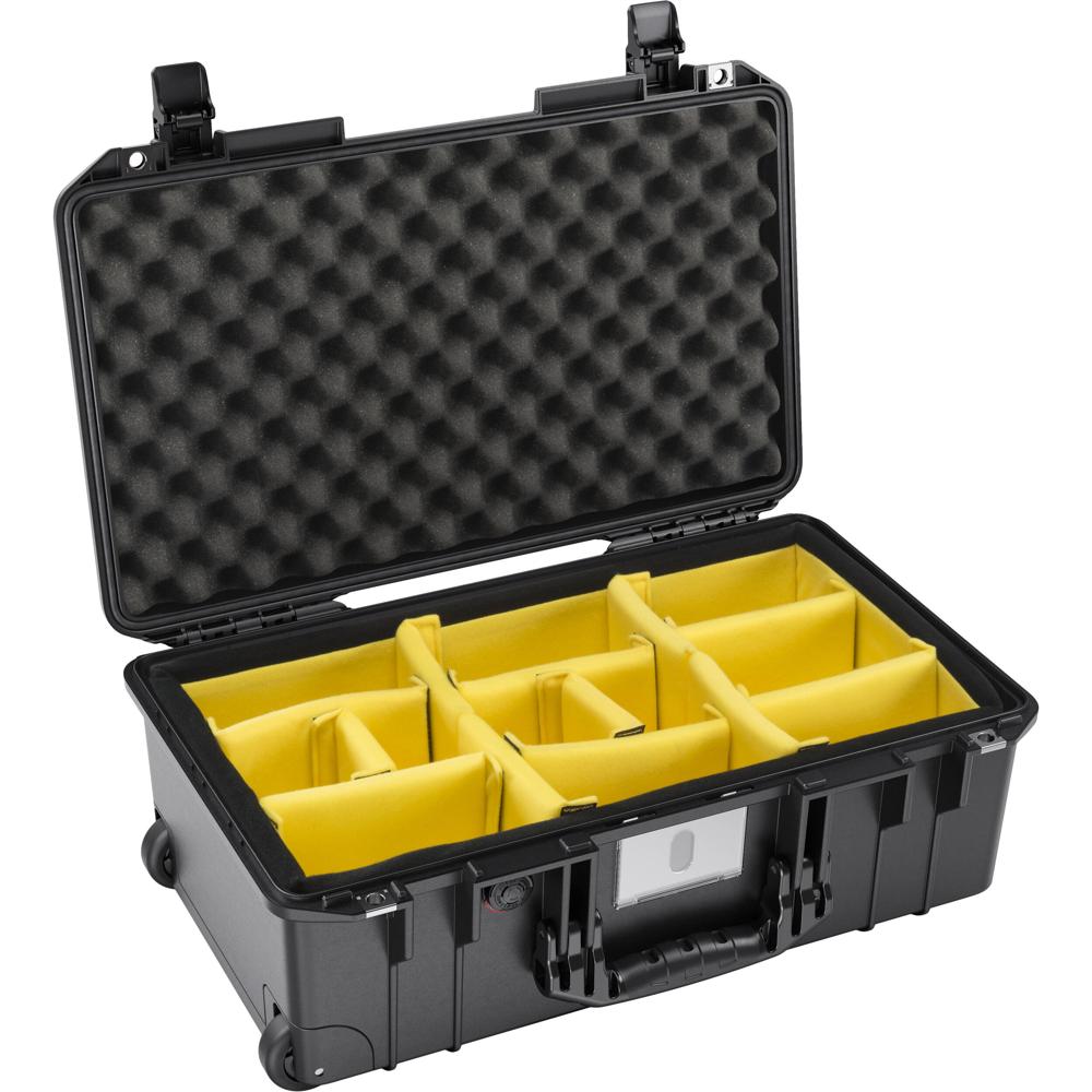 Pelican 1535AirWD Maleta Dura con Ruedas y Divisor Acolchado - 20.4 x 11.2 x 7.2"" - Imperm