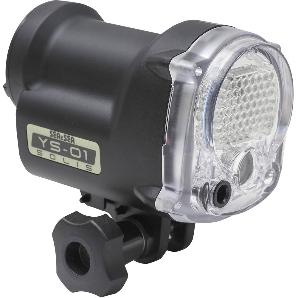 Sea & Sea YS-01 Solis Flash Submarino con Control DS-TTL II, Guía 20, Ángulo de Haz 100