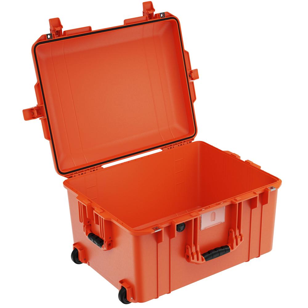 Pelican 1607AirNF Estuche Duro con Ruedas y Forro, Color Naranja, Interior Vacío, Imperme
