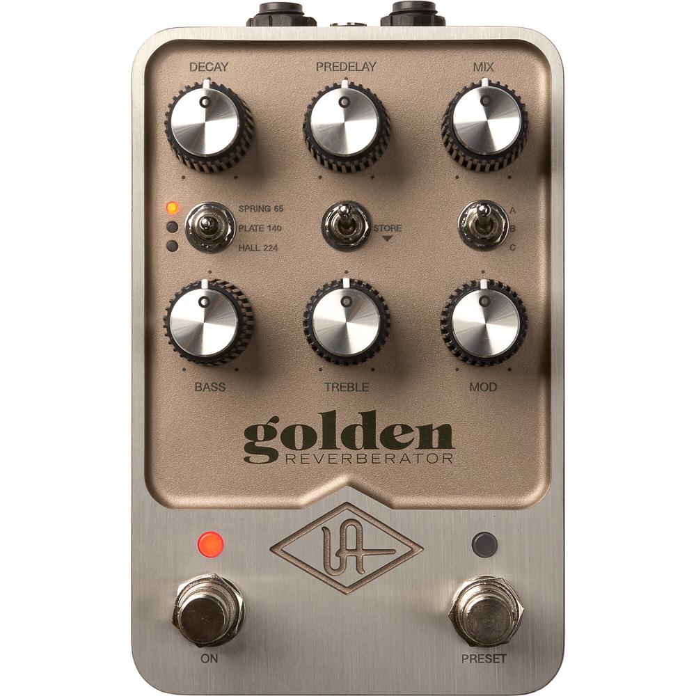 Universal Audio UAFX Golden Reverb Pedal de Efectos Estéreo - Reverb Vintage Clásico, I/