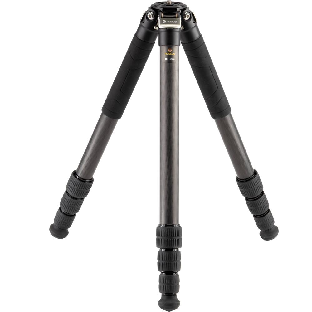 Robus Tripode Compacto RCC-5560 Vantage Series C de Carbono 4 Secciones, Capacidad de Carg