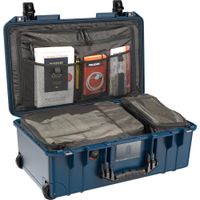 Pelican 1535TRVL Maleta de Mano con Ruedas y Organizador de Tapa, Color Indigo, Resistente