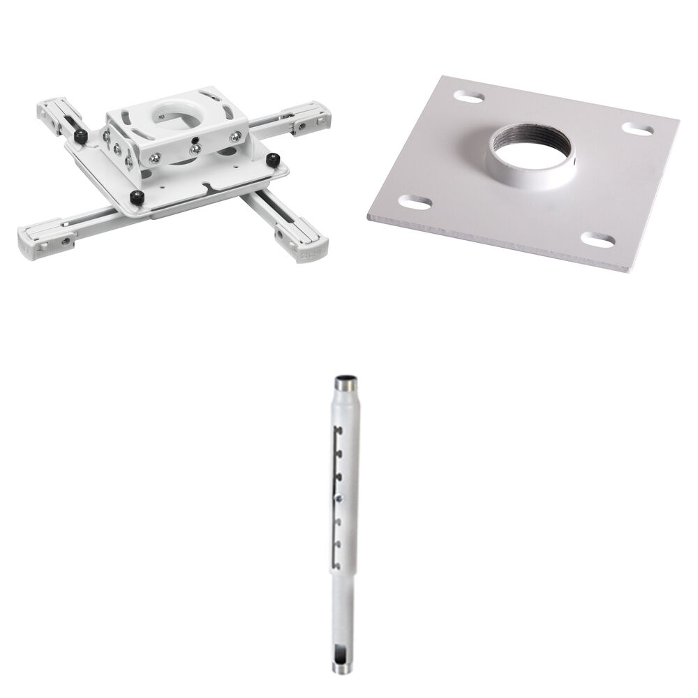 Chief Soporte de Techo para Proyector Invertido con Placa de 6 x 6"" y Columna Extensible