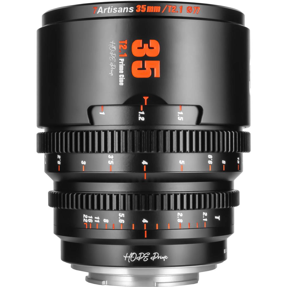 7Artisans Lente Cine Hope 35mm T2.1 para FUJIFILM X - Diseño Compacto, Apertura T2.1, Mí