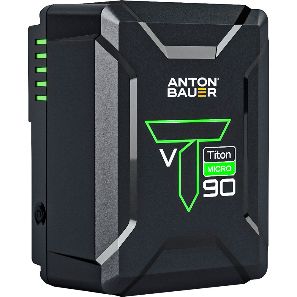 Anton/Bauer Titon Micro 90 Batería de Litio V-Mount 98Wh con Pantalla LCD y Puertos D-Tap