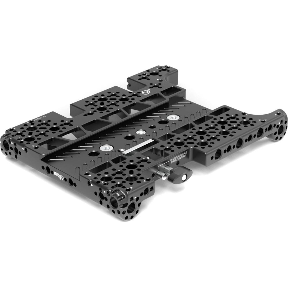 MID49 Placa Superior para Blackmagic URSA Cine LF con Montajes 1/4""-20 y 3/8""-16