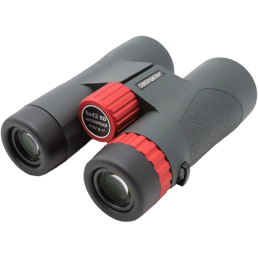 Oberwerk Binoculares 8x42 Sport ED - Prismas BAK4, Lentes Multicapa, Cuerpo de Magnesio, I