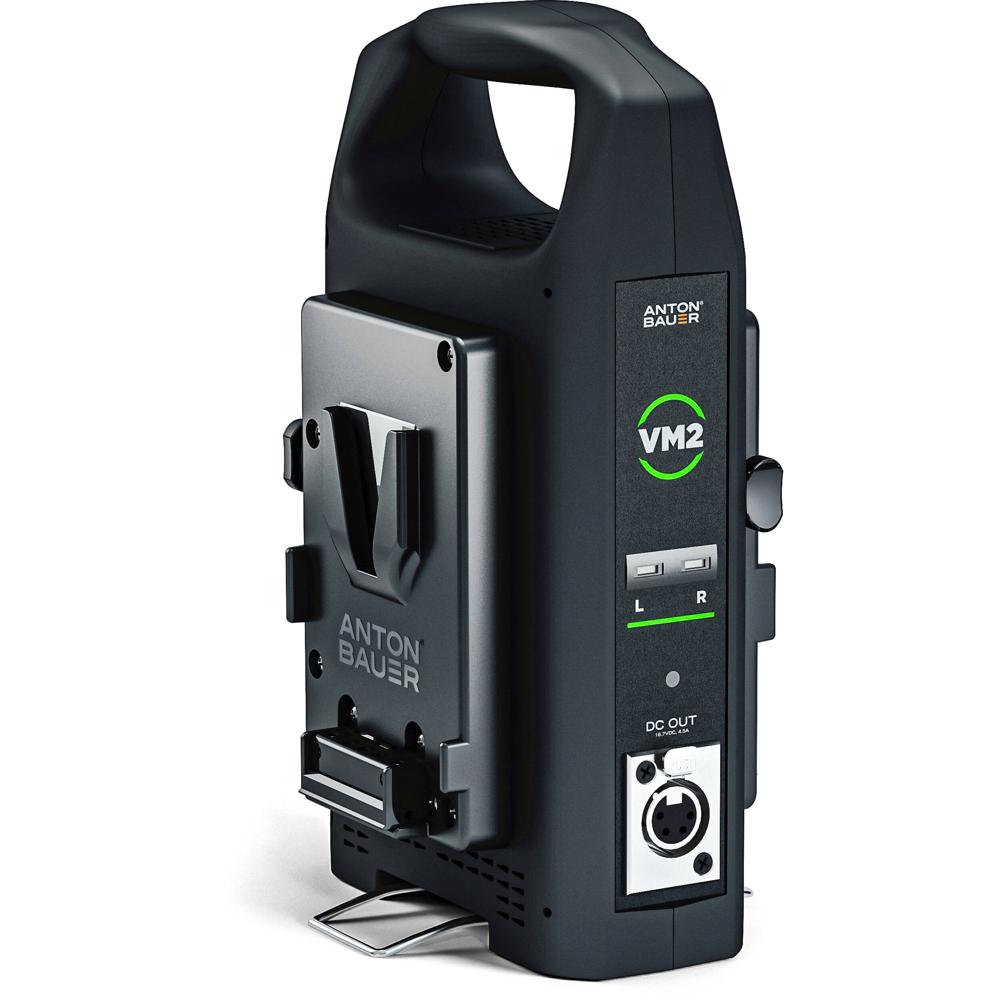 Anton/Bauer Cargador Doble VM2 para Baterías V-Mount con Salida XLR de 4 Pines