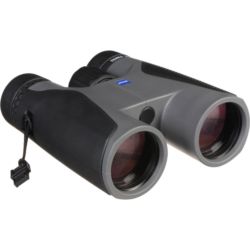 ZEISS Binoculares 8x42 Terra ED Grises - Prismas Schmidt-Pechan, Vidrio SCHOTT ED, Cuerpo