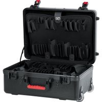Gator Case Utility ATA Molded 20"" x 15"" x 9"" - Polietileno, Latch TSA, Ruedas Retráctiles