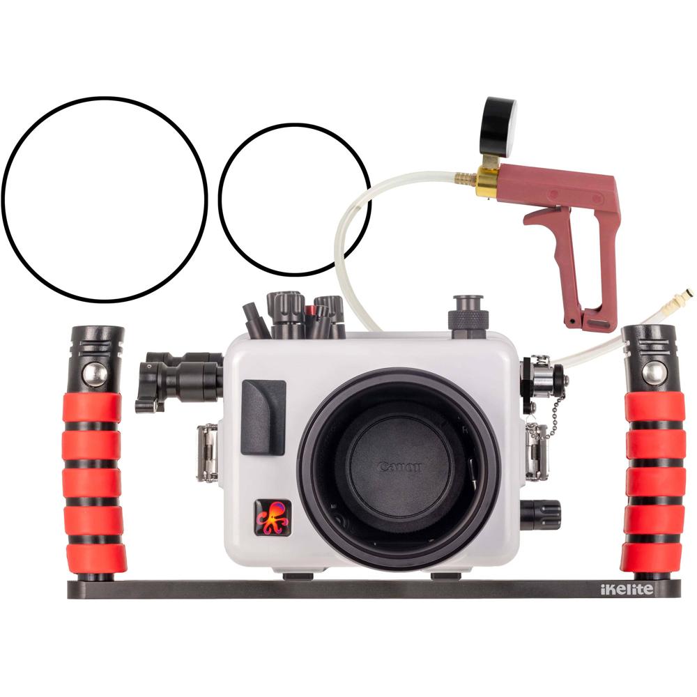 Ikelite Carcasa Submarina Deluxe 200DLM/D para Cámara Mirrorless Canon EOS R10, Profundid