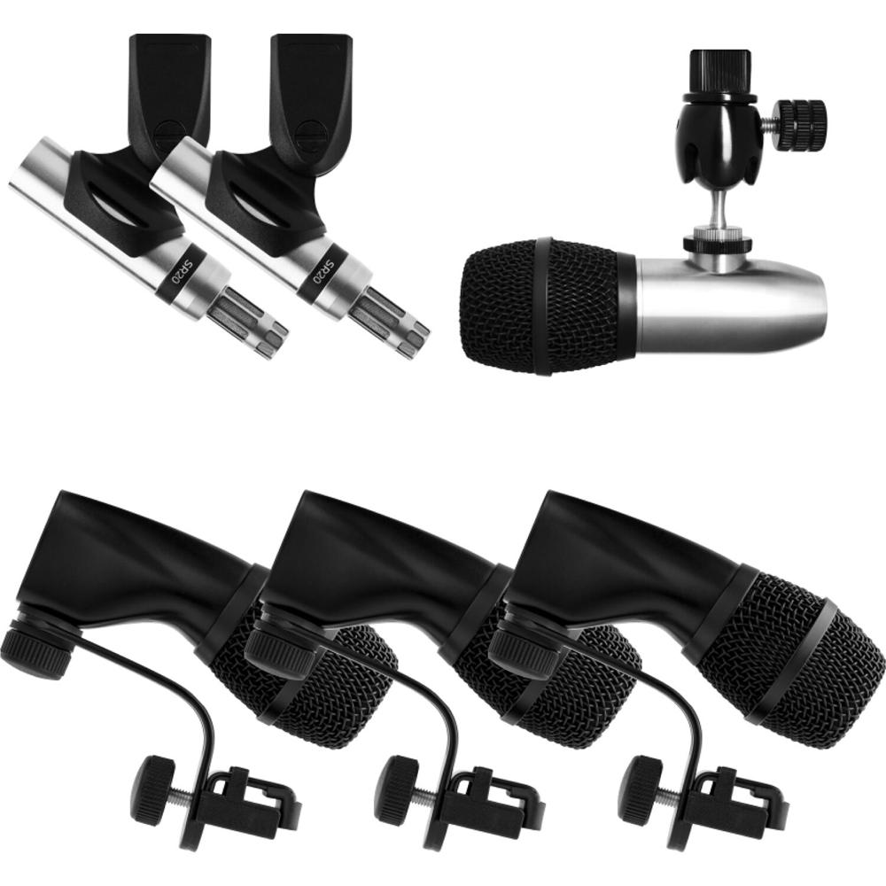 Earthworks Kit de Micrófonos de Batería DK6 - 6 Piezas, Incluye DM6, DM17 y SR20 Gen 2