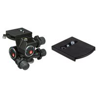 Manfrotto Cabezal Panorámico 410 3-Way con Placas de Liberación Rápida 410PL, Capacidad