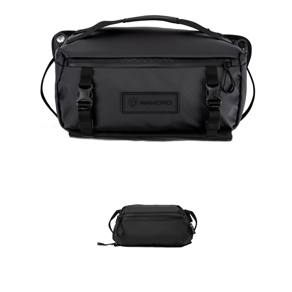 WANDRD Rogue Sling 9L y Medium Tech Bag Negro