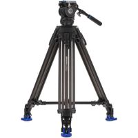 Benro C673LL Trípode de Carbono con Cabezal BV6H PLUS, Soporta hasta 13.2 lb, 75mm Bowl