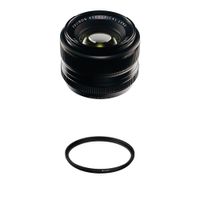 FUJIFILM XF 35mm f/1.4 R Lente con Filtro UV 52mm - Montura X, Formato APS-C, Abertura f/1