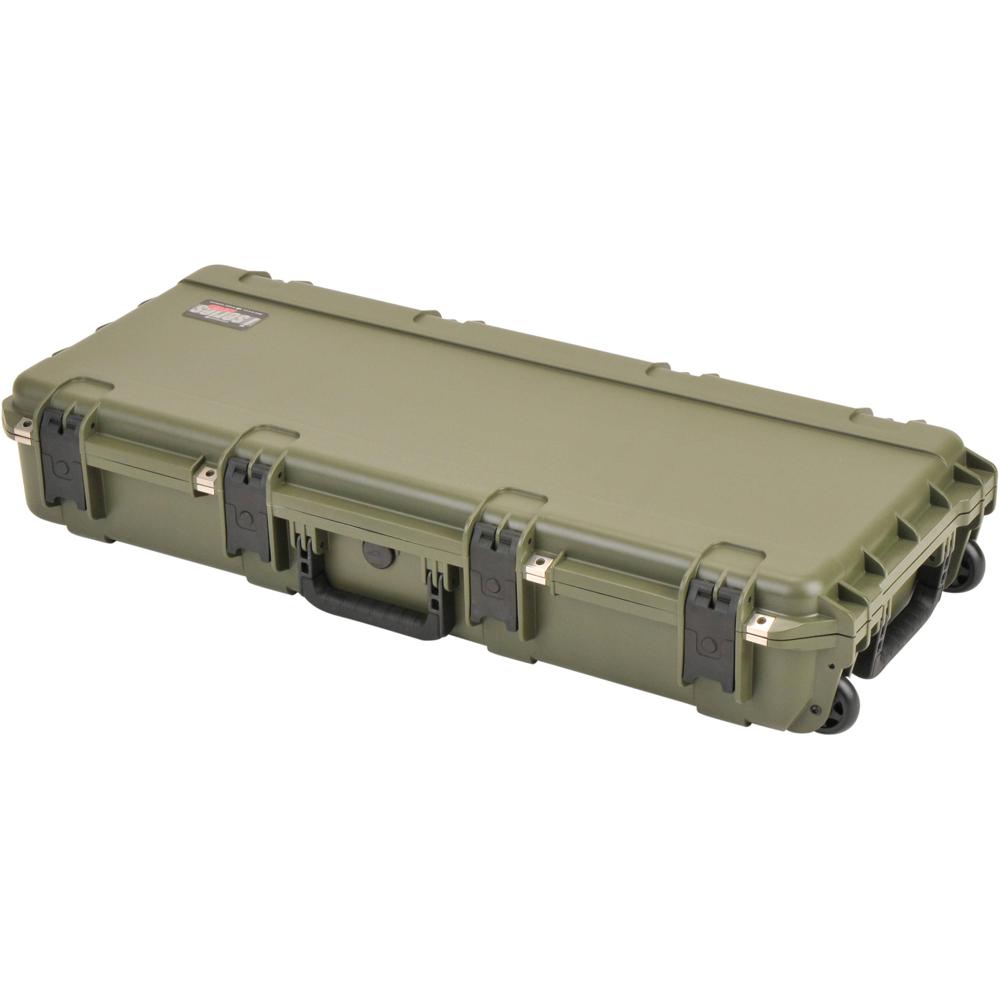 SKB Funda para Arcos de Caza iSeries 3614 - Verde, Resistente al Agua y Golpes, con Ruedas