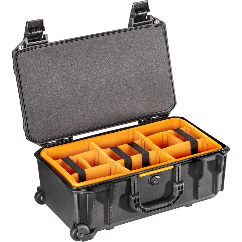Pelican Vault V525 - Maleta Rodante con Divisores Acolchados, 25L, Resistente al Agua y Go