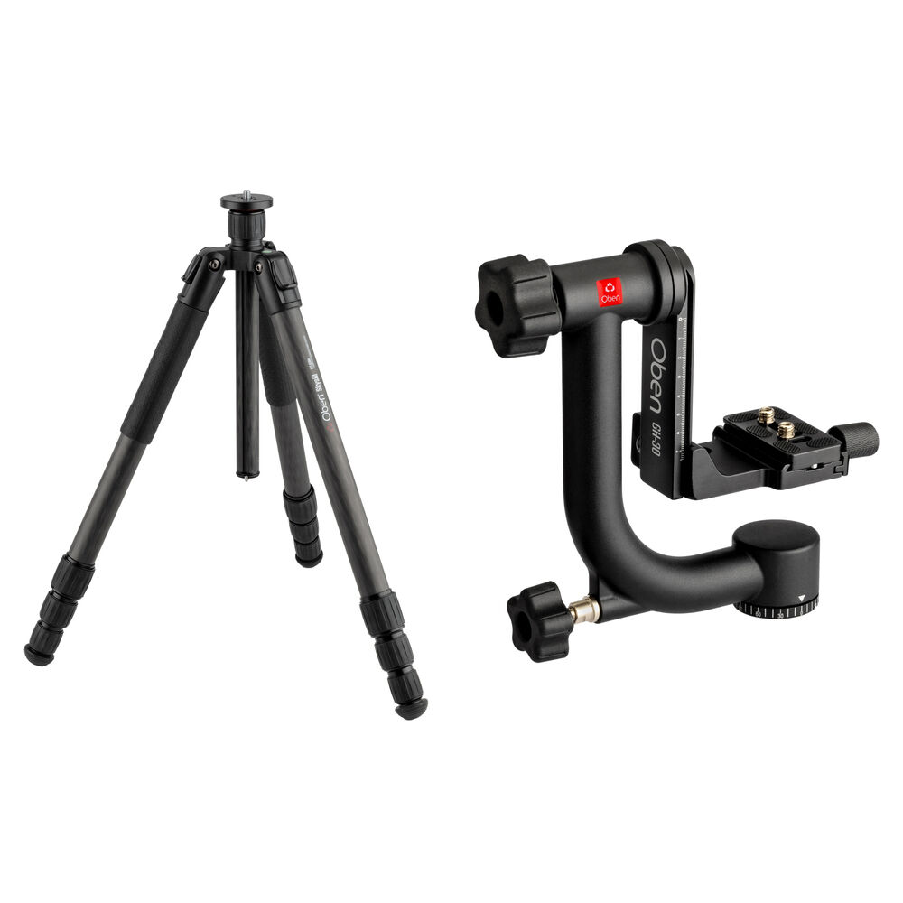 Oben CFT-6394 Skysill Trípode de Carbono 4 Secciones con Cabezal Gimbal GH-30